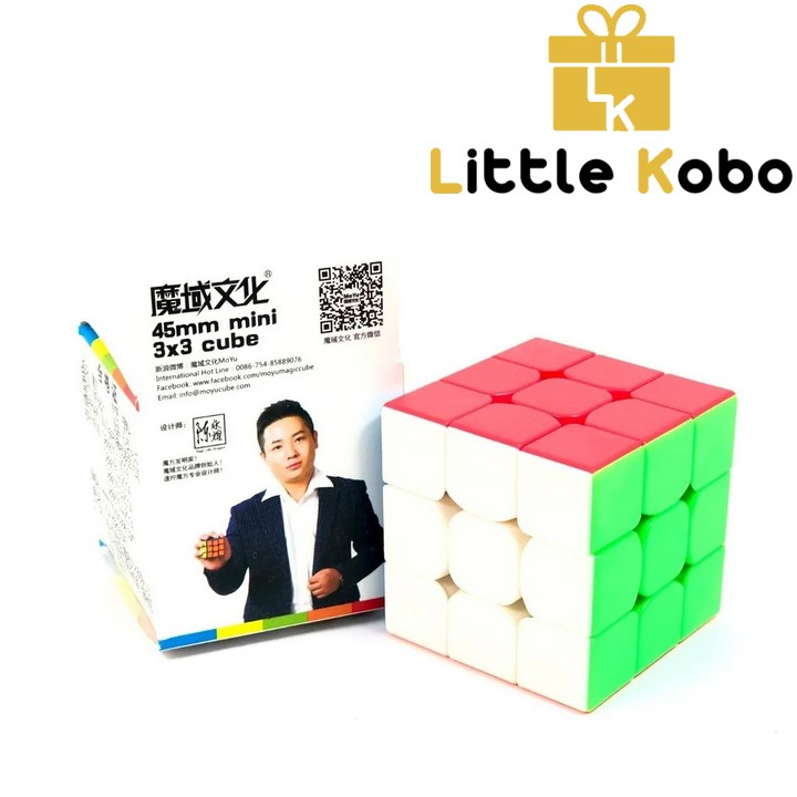 Rubik 3x3 MoYu Mini 4.5cm MF3RS Rubic Stickerless Không Viền 45mm Đồ Chơi Cho Bé Tập Chơi