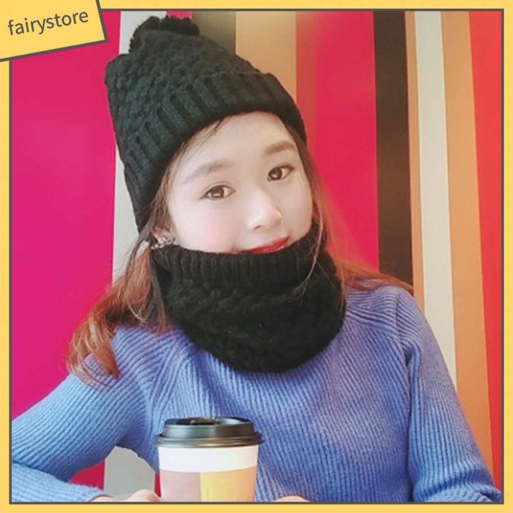 Khăn choàng cổ vải nỉ hình tròn dày dặn giữ ấm chống biến dạng