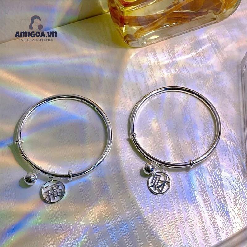 ✨✨Vòng Đeo Tay Gắn Chuông May Mắn Dùng Làm Quà Tặng Cho Cặp Đôi
