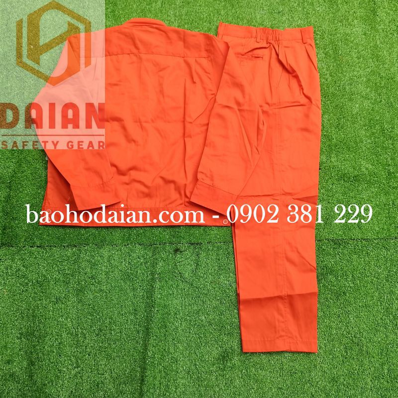 Quần áo công nhân vải kaki xi thấm hút mồ hôi - 2 màu lựa chọn