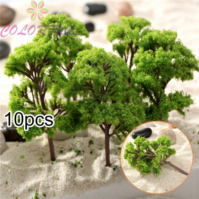 Set 10 mô hình cây giả trang trí