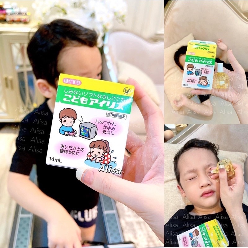 Nhỏ mắt cho bé Taisho 14ml của Nhật - chống cận thị cho bé hay xem điện thoại, tivi