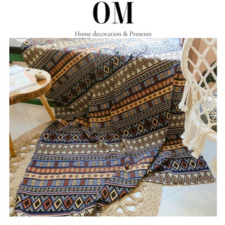 Thảm thổ cẩm phong cách bohemian trải sàn, sofa cực xinh🍂