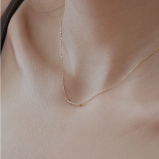 Dây chuyền Bạc 925 mạ Vàng 14K / LP-NL22o