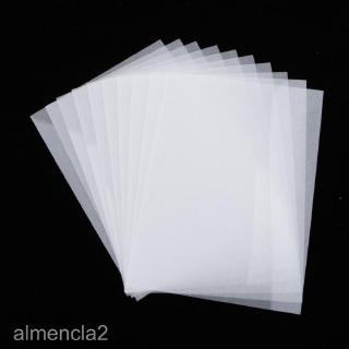 10 x Một nửa Tấm phim co trong suốt Giấy co lại Thủ công Ba Lan mịn