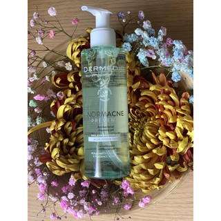 (TEM CHỐNG HÀNG GIẢ+TEM PHỤ TIẾNG VIỆT) GEL LÀM SẠCH NORMACNE ANTIBACTERIAL CLEANSING GEL DERMEDIC