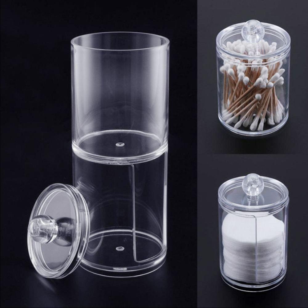 Hộp Đựng Kẹo / Mỹ Phẩm Hình Tròn Bằng Acrylic Tiện Dụng
