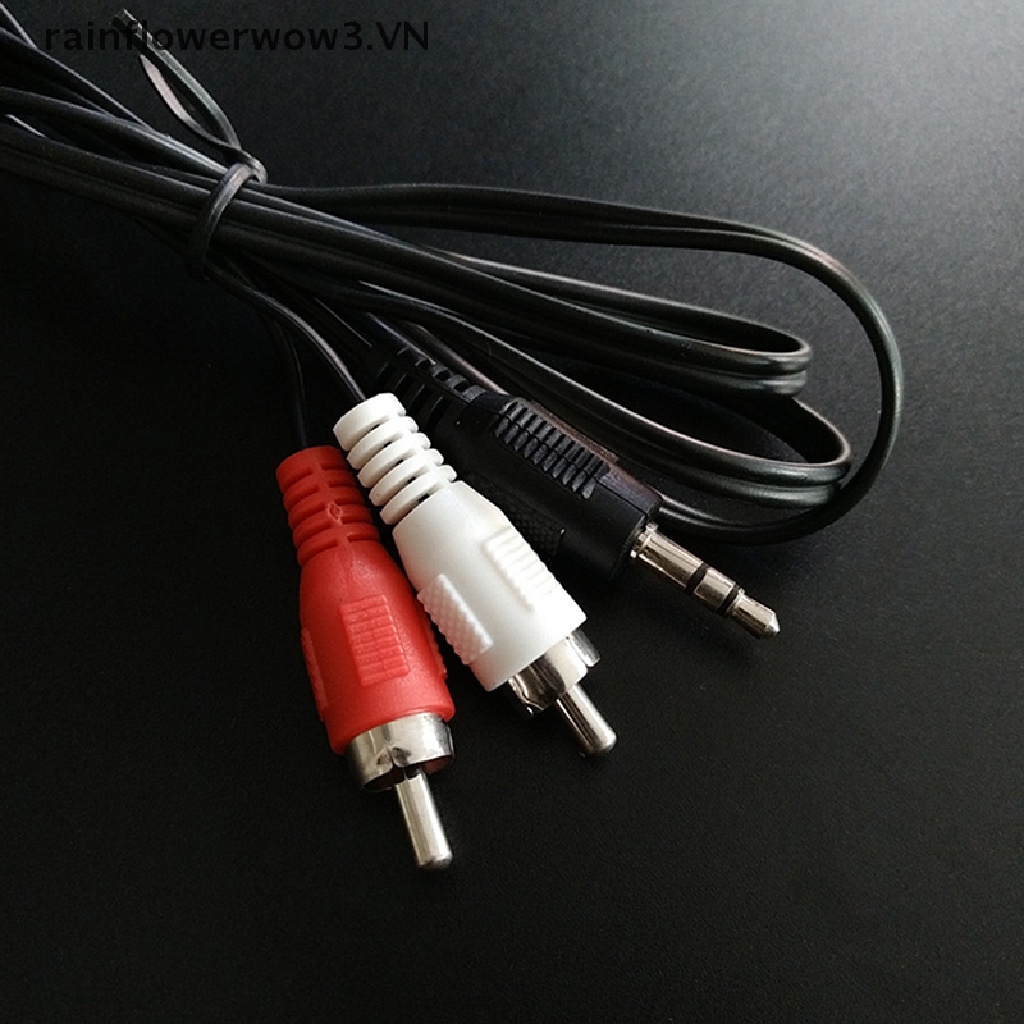 Dây Cáp Âm Thanh 1.2m 3.9 Feet 3.5mm Sang 2RCA Chuyên Dụng Cho Điện Thoại