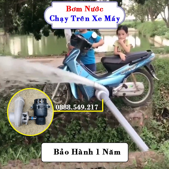 Máy Bơm nước chạy bằng xe máy ống 76