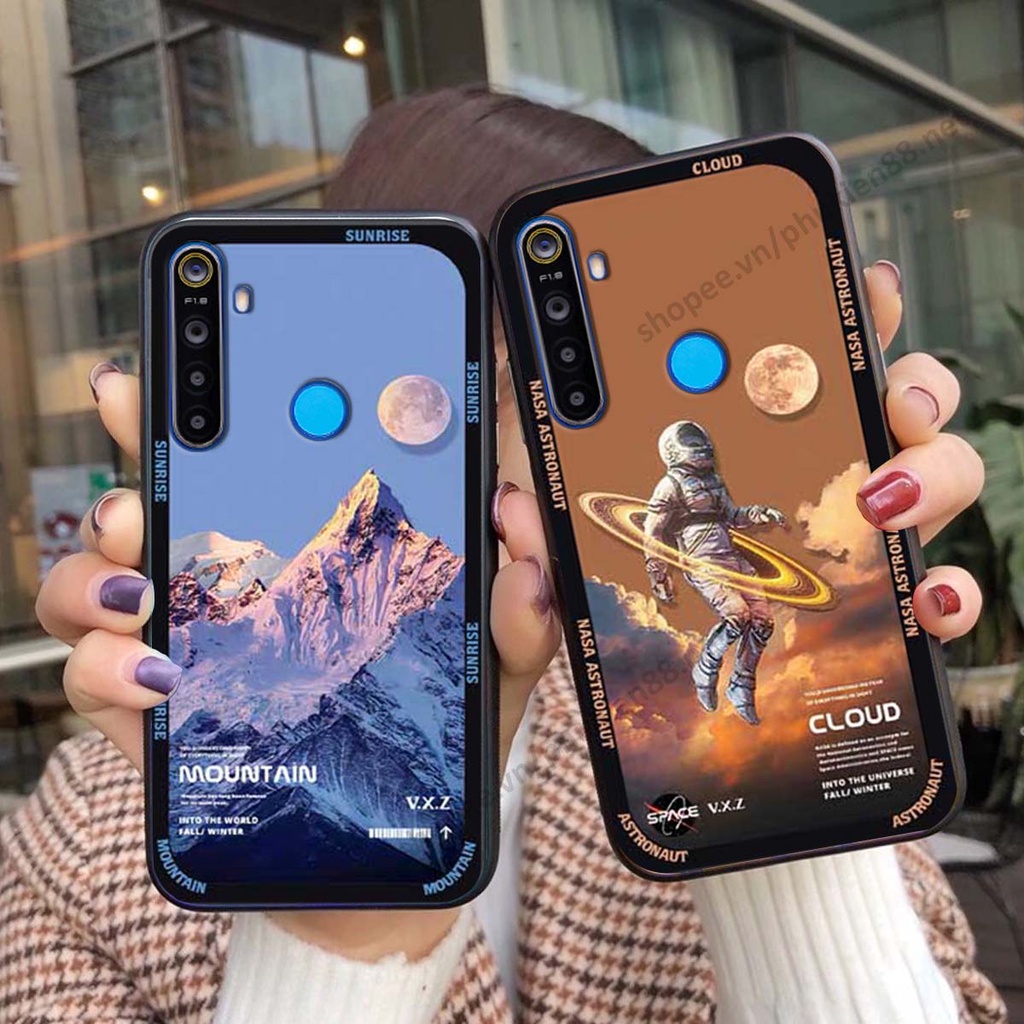 Ốp Realme 5 / 5 Pro / C3 hình vũ trụ, mountain, cloud phong cách cá tính