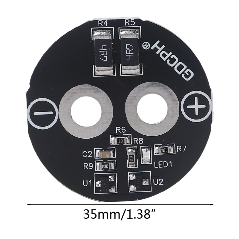 SHAS 35mm 2.7V 500F Super Farad Capacitor Balance Board Round Protection Module