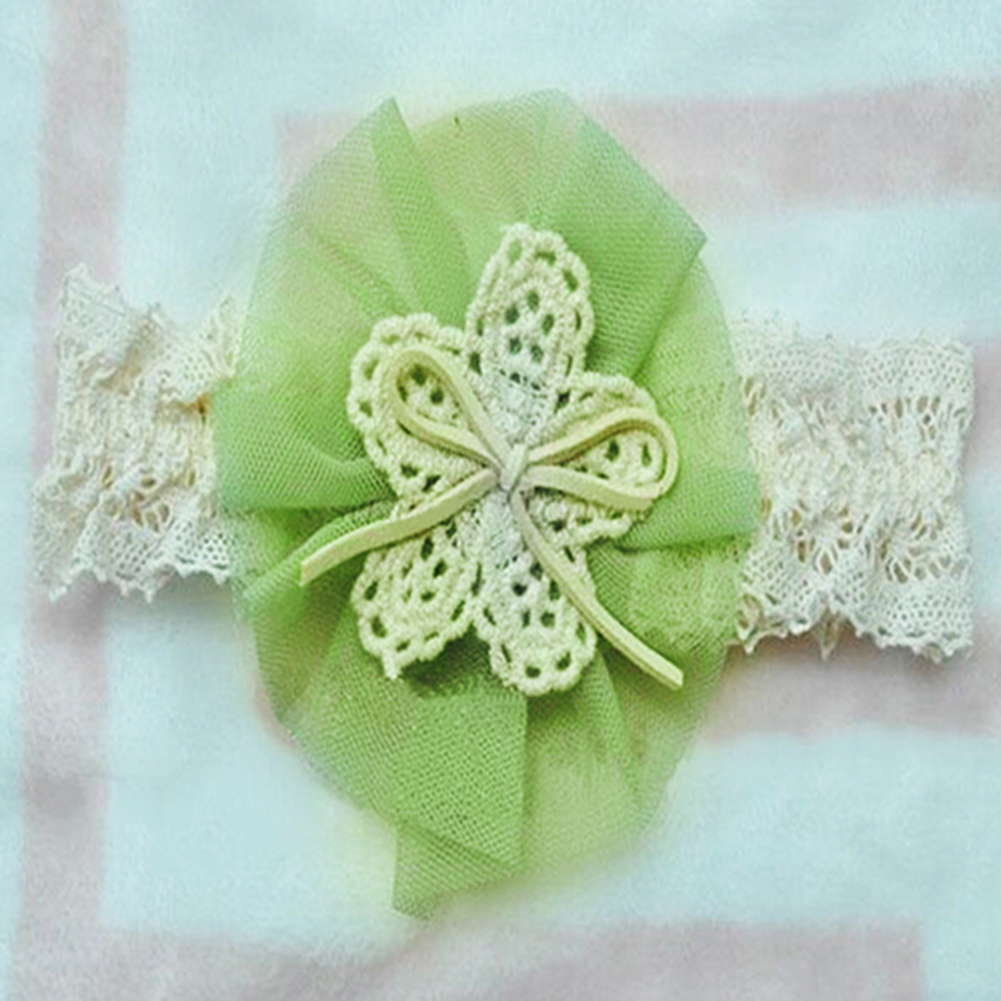 Băng Đô Đính Hoa Dễ Thương Cho Bé Gái