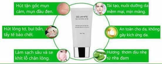 GEL HÚT MỤN CC WHITE