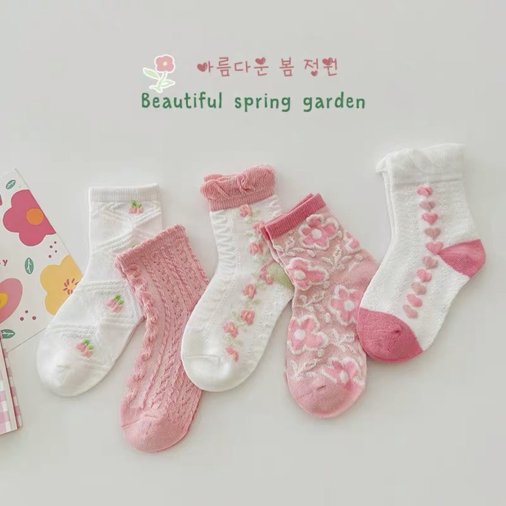 Vớ Phối Lưới Mỏng Thoáng Khí Thời Trang Mùa Hè Dành Cho Bé Gái 2022 #5