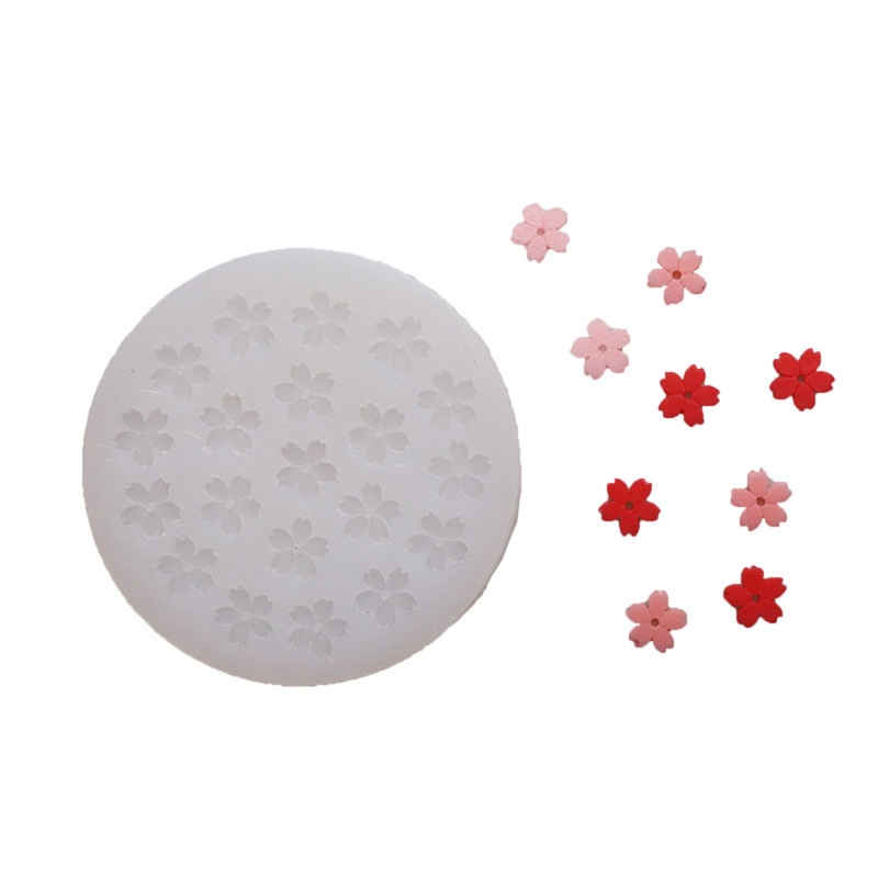 Khuôn Làm Bánh Bằng Silicone Hình Hoa Anh Đào DIY