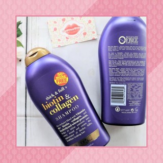 Dầu gội xả  Biotin Collagen 𝐌𝐢𝐞̂̃𝐧 𝐏𝐡𝐢́ 𝐒𝐡𝐢𝐩  577ml Ogx USA