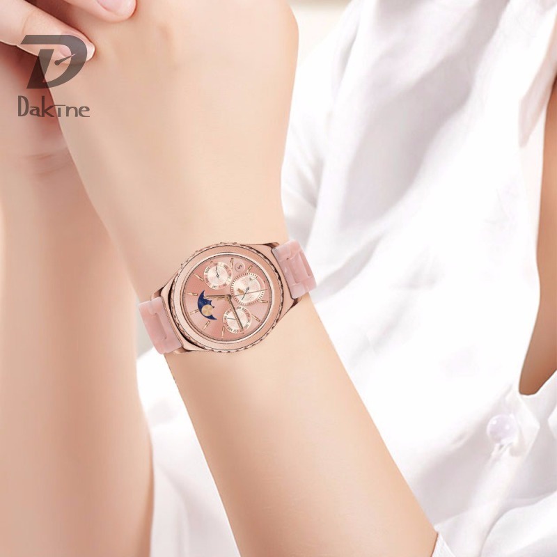Dây đeo bằng sứ cho đồng hồ thông minh Samsung Galaxy 42mm 46mm Active 2 40mm 44mm