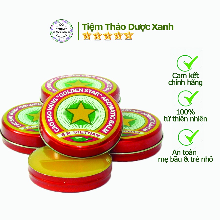 Combo  Cao Sao Vàng ( Dầu Cù Là) Dược TW 3 3gr