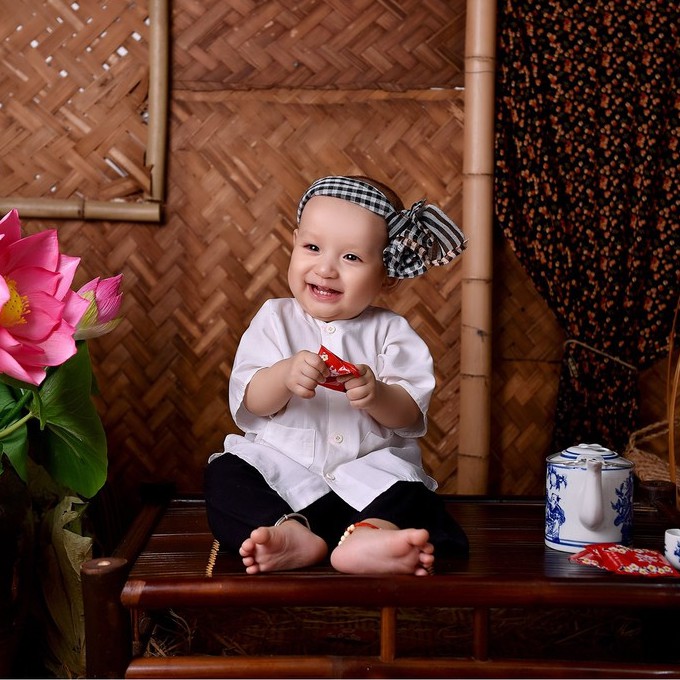 Áo bà ba trẻ em chất lượng cao (Được may thủ công tỉ mỉ - Chất liệu vải Lanh cao cấp)