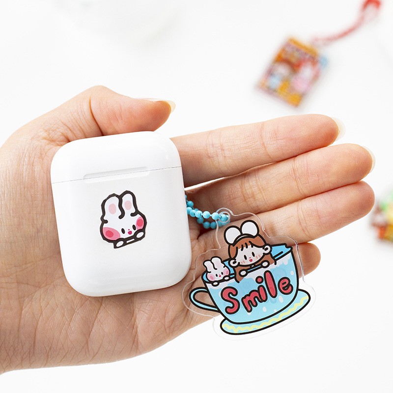 Móc khoá Mgcity Cute girl keyring trang trí sổ tay | BDK004