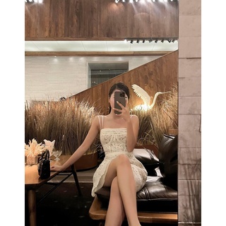 ĐẦM MINI REN 2 DÂY