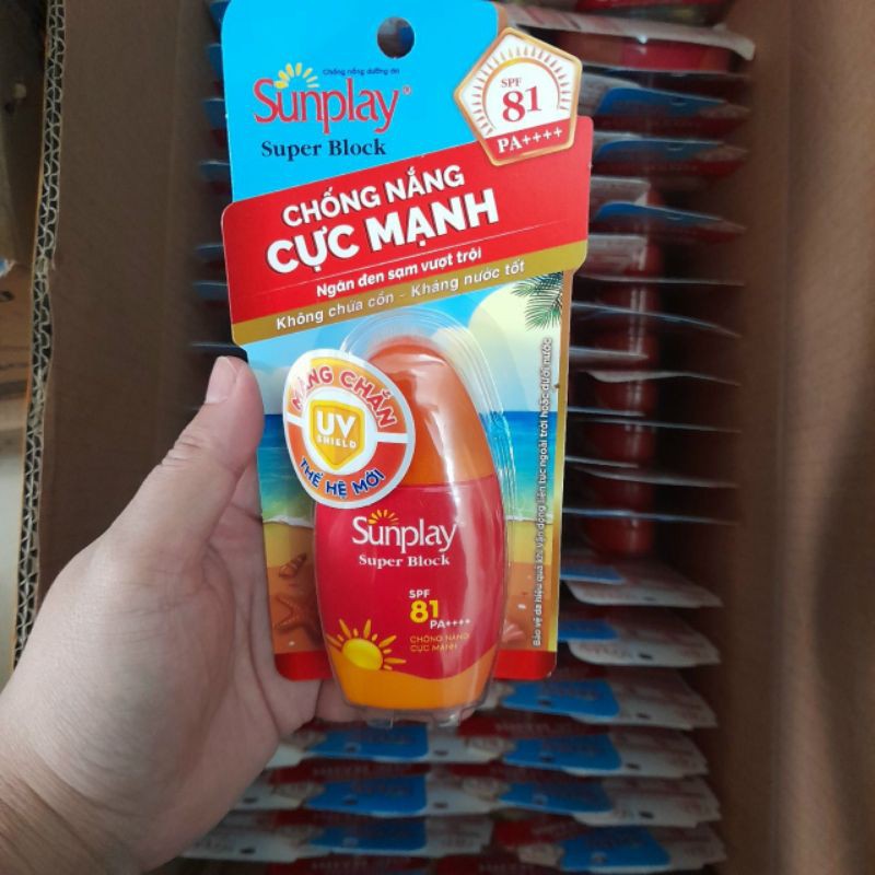 Kem chống nắng Sunplay super block 30g SPF 81 PA ++++