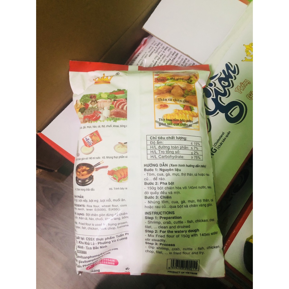 Bột Chiên Giòn Cao Câp Tuấn Phương 1kg