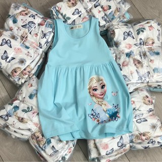 Váy Elsa HM xanh cho bé gái siêu đẹp