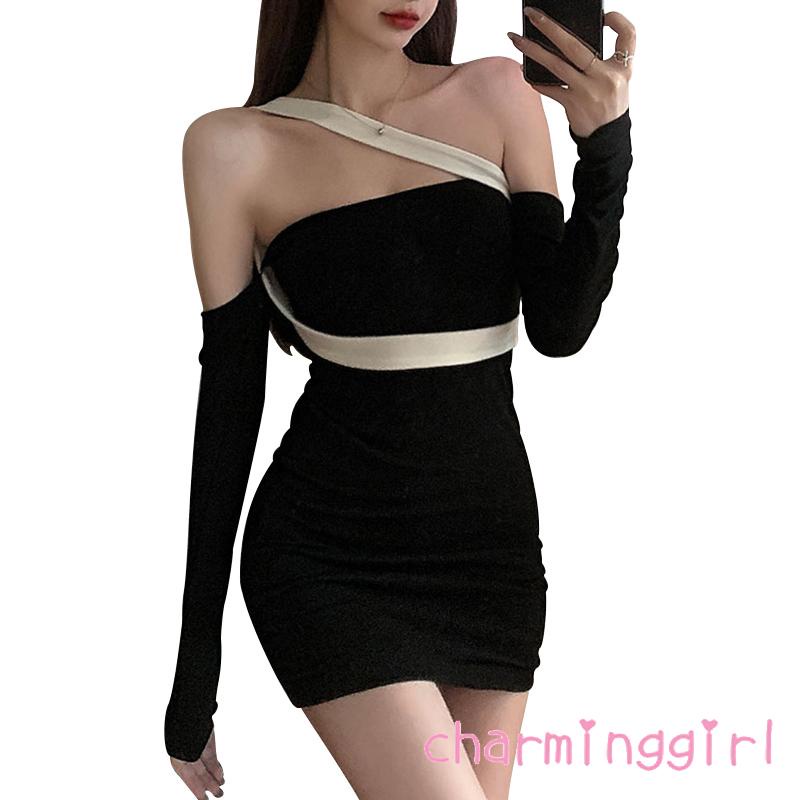 Set Đầm Hở Lưng Màu Sắc Đơn Giản + Áo Tay Ngắn Thời Trang Dành Cho Nữ