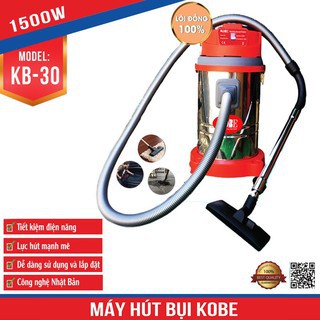 Máy Hút Bụi KOBE 30L công suất 1500W, hút bụi công nghiệp Nhật Bản