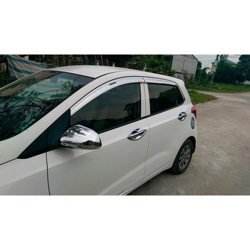 Ốp gương Mạ Crom xe Hyundai i10 2014 2015 2016 chống xước op guong chieu