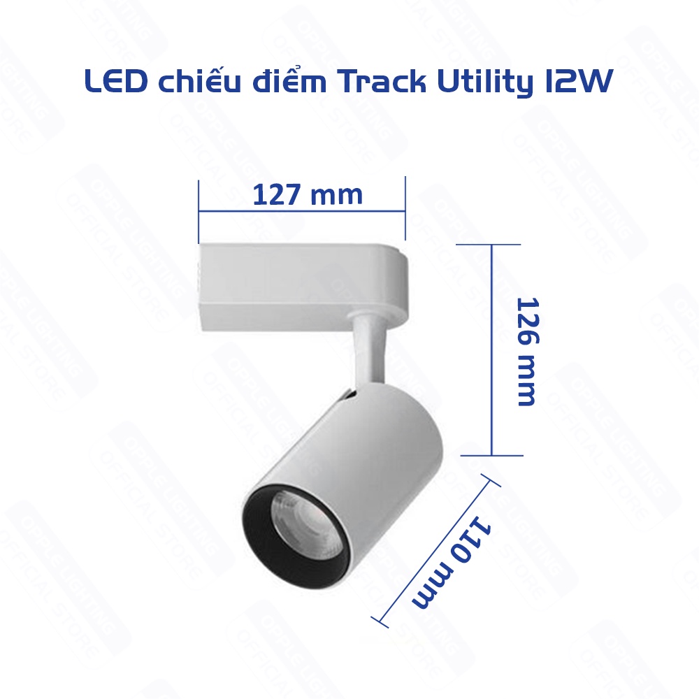 Bộ Đèn Thanh Ray LED OPPLE Utility - Chip LED Chất Lượng Cao, Len Quang Học Tinh Tế