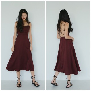 🔥XẢ HÀNG NGHỈ BÁN🔥Đầm maxi hở lưng, dây chéo lưng, kèm ảnh feedback