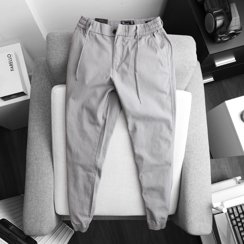 Quần jogger Kaki chính phẩm dày dặn cao cấp chuẩn hàng vnxk