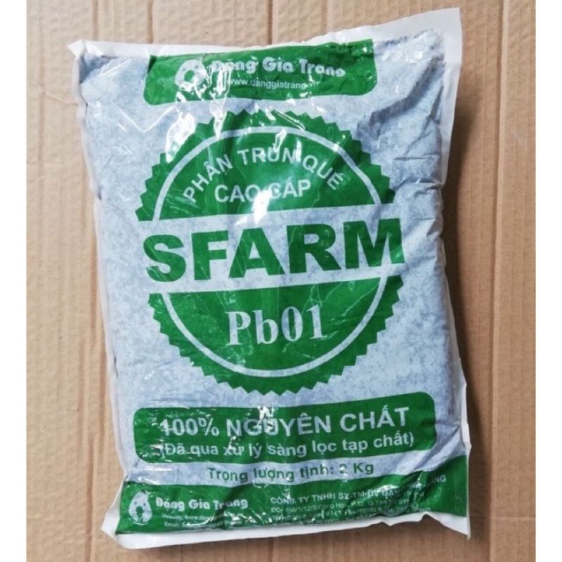 Phân bón trùn quế cao cấp SFARM Đặng Gia Trang 2kg