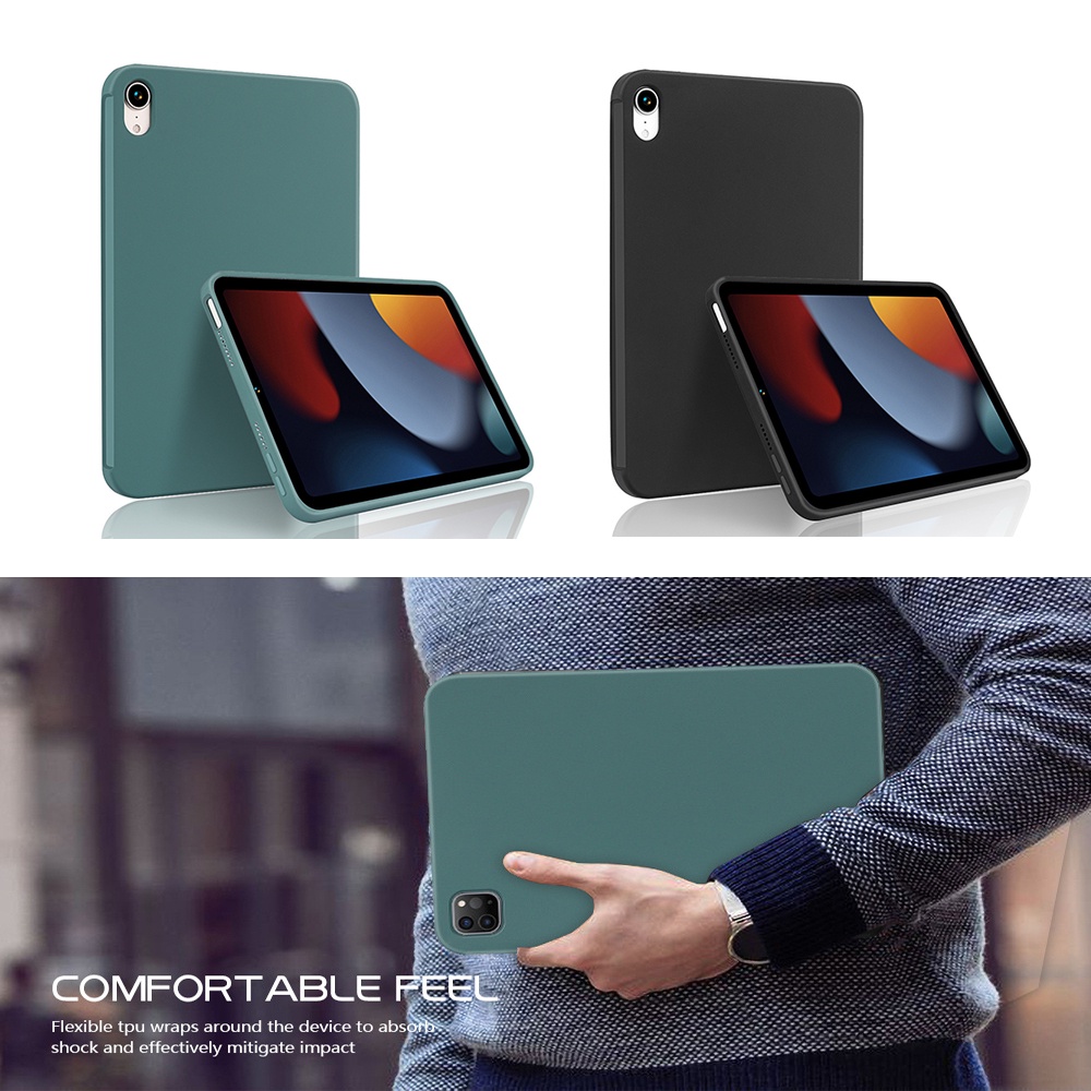Ốp Máy Tính Bảng Silicone Chống Sốc Cho iPad 2022 iPad Air 5 10.9 A2589 A2591 Air 4 Pro 11 12.9 inch For 2021 Mini6 iPad 7th 8th 9th 10.2