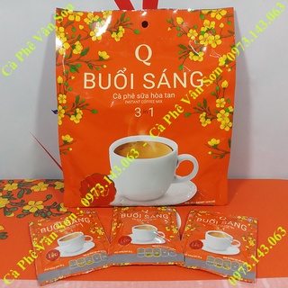 Cà phê sữa Buổi Sáng Trần Quang bịch 480g (24 gói vuông 20g) mẫu xuân thumbnail