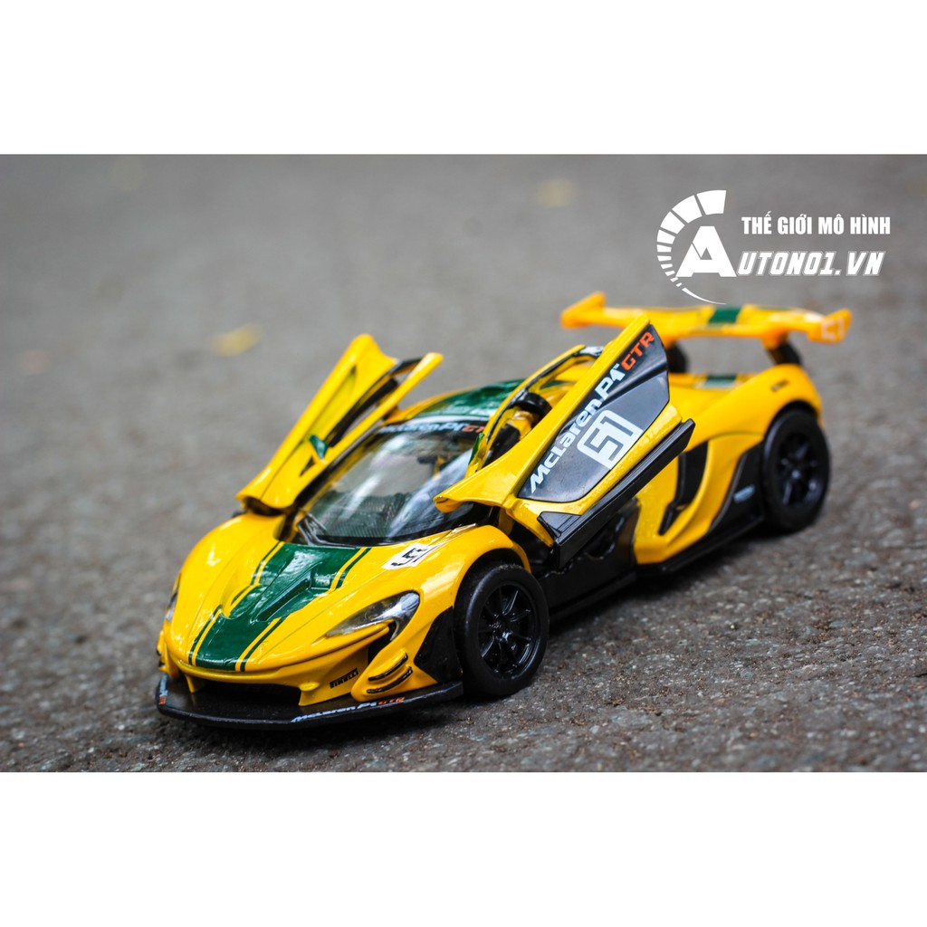 MÔ HÌNH XE MCLAREN 600LT YELLOW 1:32 HUADAWEI 6898