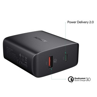 Adapter Sạc 2 Cổng 30W Aukey PA-Y11