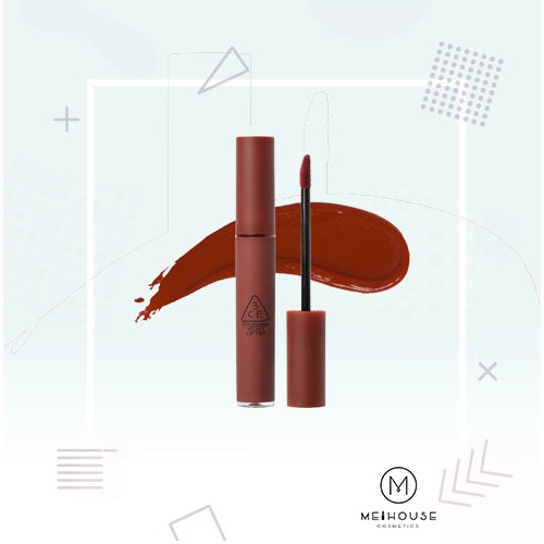 Son kem lì 3ce velvet lip tint #taupe (có sẵn)