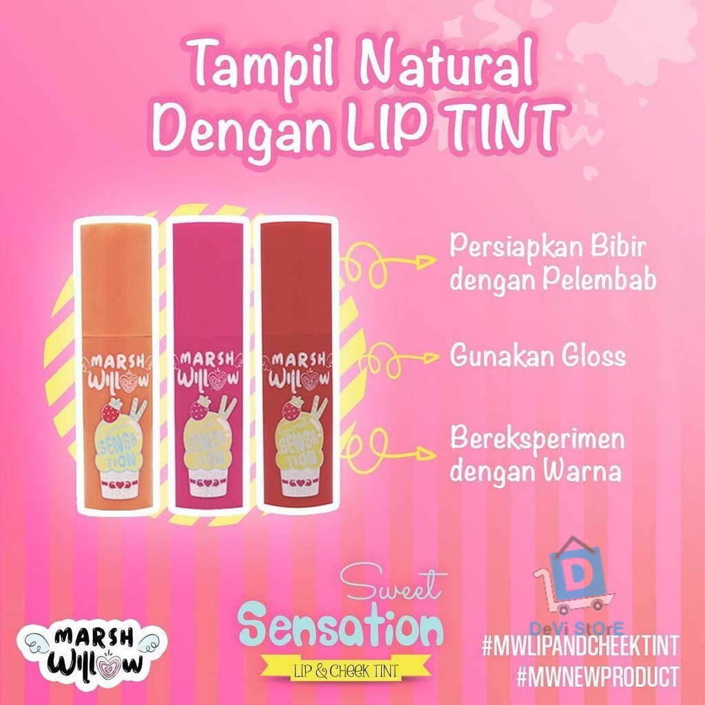 (Hàng Mới Về) Son Tint Marshwillow Màu Sắc Ngọt Ngào Quyến Rũ Cho Nữ | BigBuy360 - bigbuy360.vn