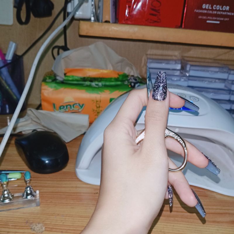 Nail box nhũ flash siêu sang chảnh