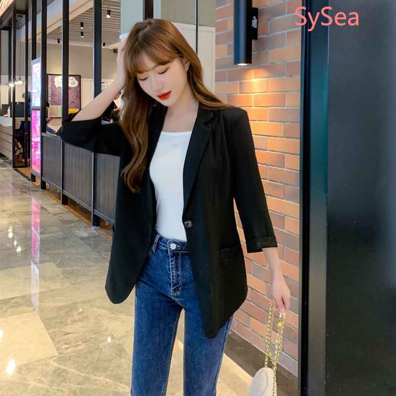 Áo Khoác Blazer Dài Tay Thời Trang Mùa Thu Hàn Quốc Cho Nữ | BigBuy360 - bigbuy360.vn