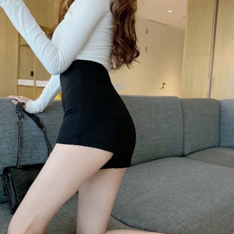 QUẦN SHORT DANCE LƯNG CAO, idol kpop nữ 2022 chất đẹp mầu trắng đen deal tốt xiao shop