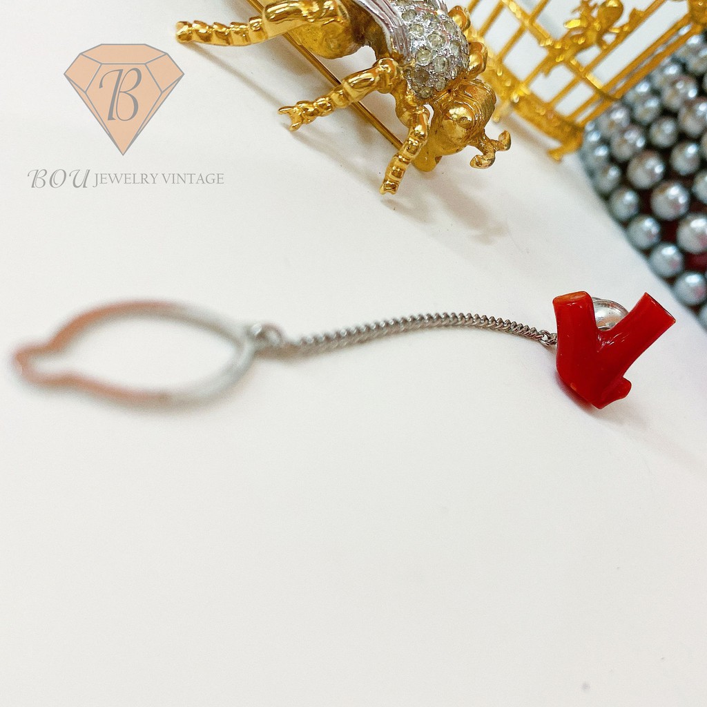 PIN CÀI ÁO SAN HÔ SECONDHAND NHẬT BẢN BOU JEWELRY VINTAGE MÃ CA075