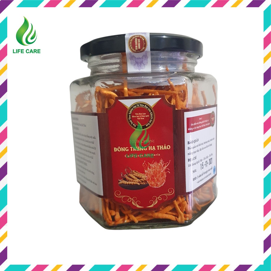 Đông Trùng Hạ Thảo Khô Viện Hàn Lâm Nâng Cao Sức Đề Kháng Tăng Cường Hệ Miễn Dịch Thanh Lọc Giải Độc Cơ Thể LIFECARE