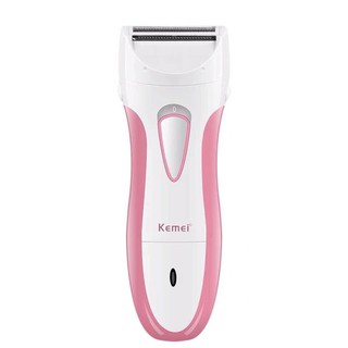 Máy Cạo Lông Kemei Dùng Cho Nữ Giúp Tẩy Lông Tay Chân / Da Mặt / Toàn Thân Có Thể Sạc Được