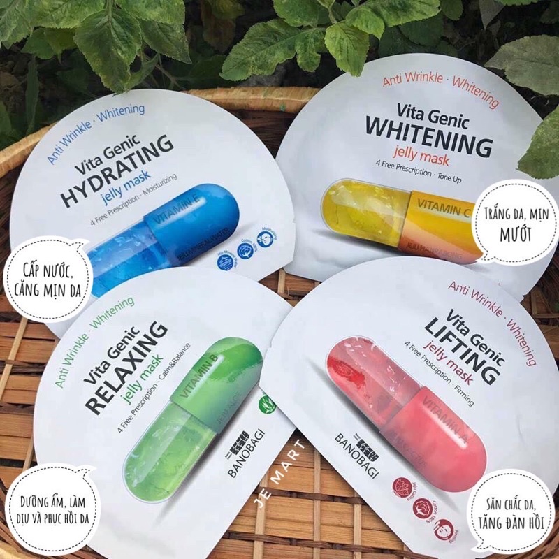 Mặt nạ Banobagi Vita Genic Mask đủ màu,Toto shop