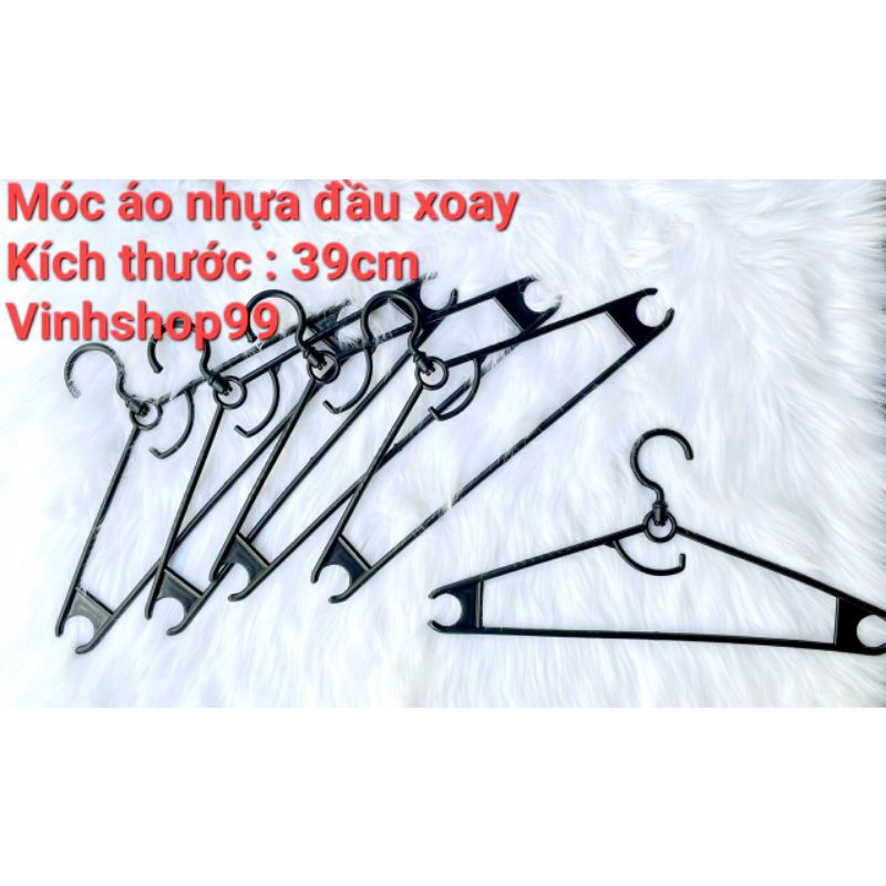 Combo 10 Móc Áo Nhựa Xoay Vinhshop99