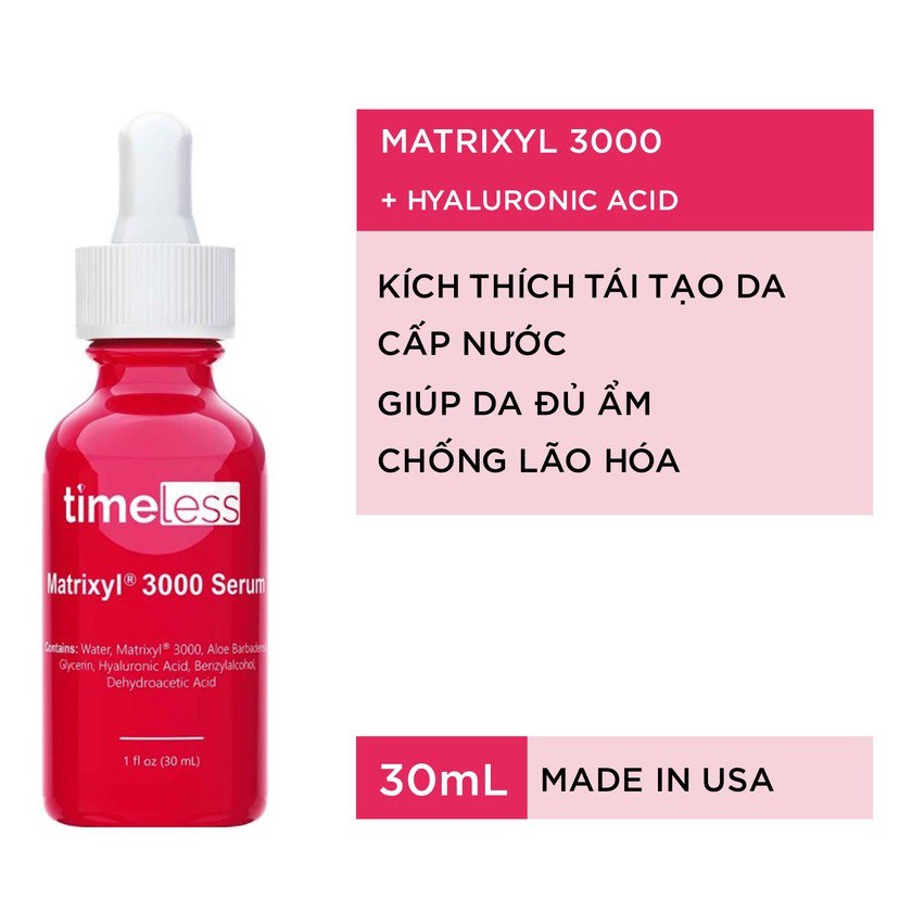 Tinh Chất Cấp Ẩm Sâu, Sáng Da, Chống Lão Hóa, Phục Hồi Da Timeless 30ml | BigBuy360 - bigbuy360.vn